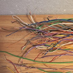 *OEM PARTS* PIONEER SX-1050 *HUGE LOT OF COLOR CODED WIRES*