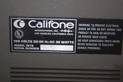 Vintage Califone 3670 Portable Cassette Recorder with Hard Case – Read