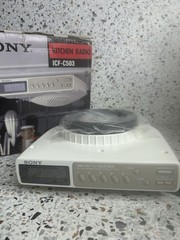 SONY ICF-C503 Kitchen Radio Under Cabinet TV/WEATHER/FM/AM