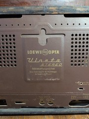 Retro 1960’s Loewe Opta Vineta Stereo German Tube Radio 4781W Wood VTG