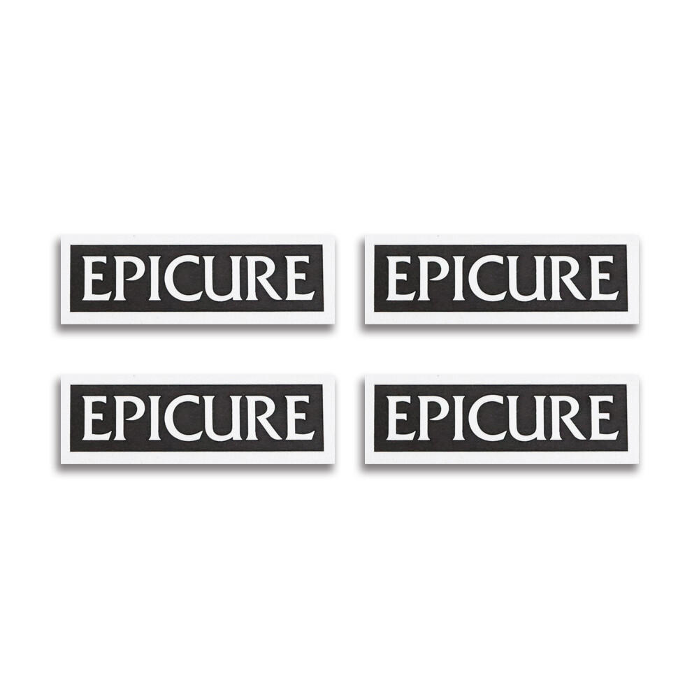 Epicure Speaker Logo Badge Emblem Custom Made 38mm(1.49″)X12.5mm(0.47″)