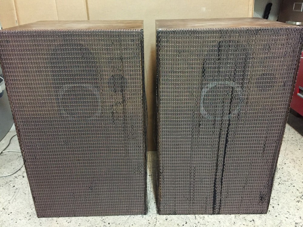 Vintage JBL L100 Century 3-Way Speakers Pair Consecutive 31021 31022