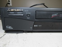 Mitsubishi HS-U776 S-VHS Hi-Fi Stereo VCR VHS Player Recorder Tested