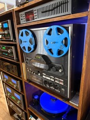 Pioneer 7″ Plastic Blue Empty Tape Reel For Reel Tape Recorders 1/4″ Set of 2