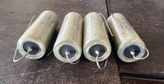 Vintage Sprague Vitamin Q .68uF 300V PIO Capacitors 96P68493S4 Lot of 4