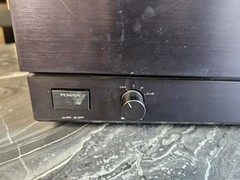 Vintage Kenwood Basic M2 Stereo Power Amplifier 220WPC Sigma Drive TESTED+Cables