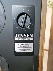 Vintage Jensen System 400 Floor Speakers. Fully Tested. Crossover Selector. Read