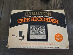 VTG Hamilton Model 900 Transistor Remote Controlled Tape Recorder Reel To Reel