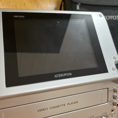 Audiovox VBP2000 Portable VHS Player 5″ Screen TESTED WORKS READ