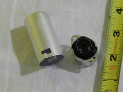 9 Pin Bakelite Preamp Vacuum Tube Socket W/Aluminum Shield