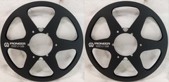 One Pair 10.5” gold Pioneer Tape reel High Quality Aluminum Take Up Reel