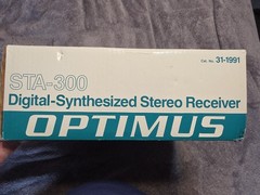 NEW, Sealed!! Realistic STA-300 AM/FM Vintage Stereo Receiver **MINT*”
