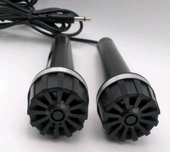Vintage Japan Made Dynamic Microphones & Lightweight Stereo Headphones Set 3.5mm