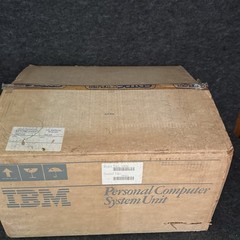 Vtg IBM 5150 Pc Computer W/ Original Box,software & Paper Work Untested