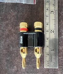 Vintage NOS NXG Banana Plug Quick Connect Speaker Terminals – Lot of 6