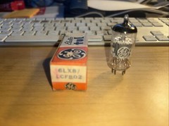 NOS GE 6LX8 / LCF802 Vacuum Tube
