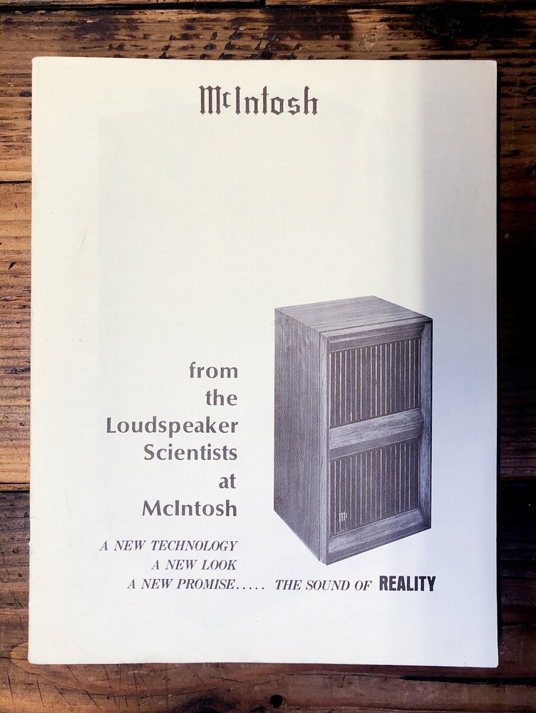 McIntosh MA6100 MX113 C26 C28 MC2505 19pg Dealer Brochure *Original*