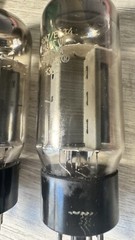 Matched Pair 6CA7 EL34 Vintage Sovtek Reflektor H3B3 Fat Bottle Power Tubes