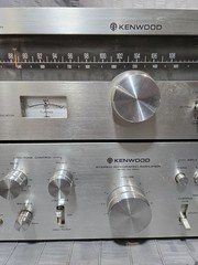 Vintage Kenwood KA-3500+KT-5300, 40W AM/FM Combo 1977 Cleaned Works Well