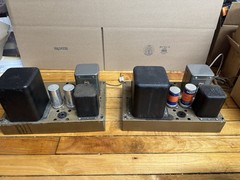 Heathkit W5M Mono Tube Amplifier Pair Need Tubes