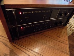 VINTAGE-Crown Power Amplifier Line One/straight Line One , Tested Works