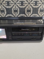 Vintage 1988 Goldstar/LG Viewmax GVT-9100M Portable VCR 5” Color Monitor WORKS