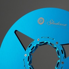 Studevox 10.5″ Polished Blue Aluminium Empty Tape Reel For Reel Tape Recorders