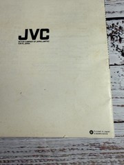 Vintage Genuine JVC Stereo Receiver R-S11 / R-S33 Instruction Book – Japan