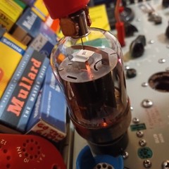 One(1) TV7D/U Tested Good 1972 AMPEREX 6146B / 8298A Guaranteed TUBE