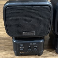 Set of 2 Vintage AIWA SC-B10-H Speaker System Tested SEE DESCRP Free Shipping