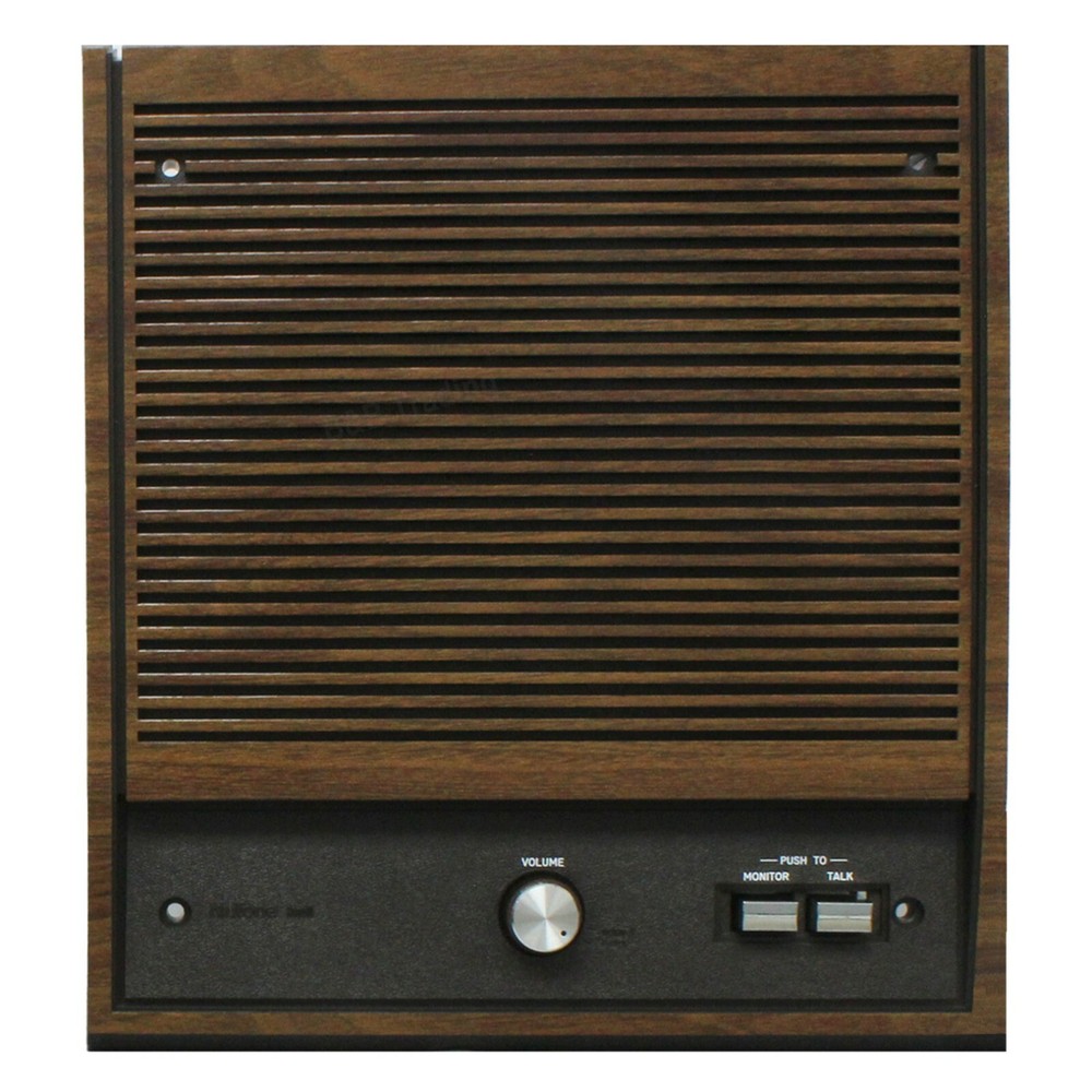 1pc Vintage NuTone IS-208D 8″ Indoor Speaker With Controls Walnut New