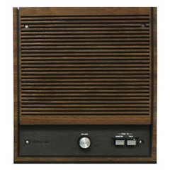 1pc Vintage NuTone IS-208D 8″ Indoor Speaker With Controls Walnut New