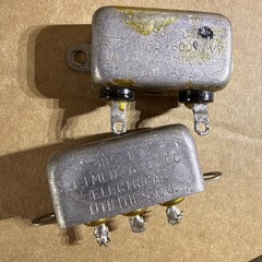 VINTAGE OIL CAPACITORS VDC MIKAMOLD, SPRAGUE, GE, ELECTRICAL UTILITIES CO.