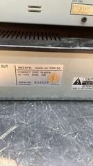 RCA CA-120-101 Audio Power Amplifier & Sony CDP-30 Compact Disc Unit