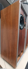 Vintage IMF TLS-50 Speakers Working. some Issues Please see pics/video England