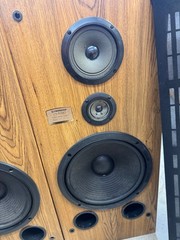 Pioneer CS-R580 3-Way Wood Floor Speakers Pair Tested READ DESCRIPTION*