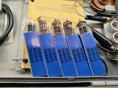 Mullard 5814A 12AU7 Sleeve 4 NOS, 1 Dud
