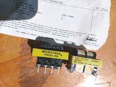 2 TAMURA 3FD- 256 PC Mount Plug-In Circuit Audio Transformer NEW MICROTRAN PSD2-