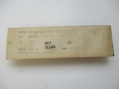 OHMITE RESISTORS 5 IN PK, WIREWOUND STK# 4833 90J2K5, 2K5, 11 WATTTS ORG PACKAGE
