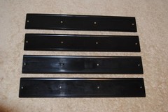 4 Vintage Rulers with Calculator & Clock Made in Taiwan Product Guild Promo