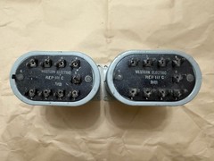 Western Electric REP-111C vintage line transformer match pair 600:600