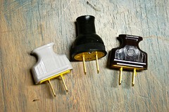8′ Twisted Cloth Covered Wire & Plug, Vintage Light Rewire Kit, Lamp Cord, rayon