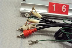 Hitachi HT-40S Turntable RCA Cord, Cartridge Interface, Ground Wire Tested