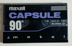 Lot of 5 – Maxell Capsule 90 – Metal Cassette Tape – IEC Type IV – New Sealed