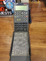 Sharp EL-5120 Solver Programmable Scientific Calculator LCD Glitchy PreOwn WORKS