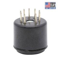 8PCS 9PIN Tube Socket Testing Saver for 12AX7 ECC83 5670 6DJ8 12AU7 DIY HiFi NEW