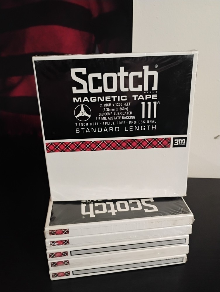 Scotch Magnetic Tape 4 Of The 200/1 Of The 201/1 Of The 111 (6 Total) Sealed