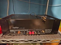 Hafler DH-200 Audiophile Stereo Power Amplifier – Recapped, new switch