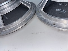 Cerwin Vega RE25 Speakers New Foam & Coil Alignment OEM Woofers-Fair Condition