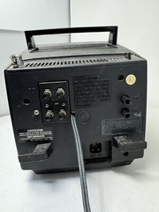 Sony 7″ TV TV-760 Black White UHF VHF Vintage 1970’s Powers On!!!